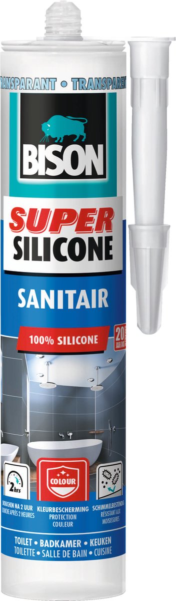 Bison Sanitär-Silikon-Dichtstoff super transparent