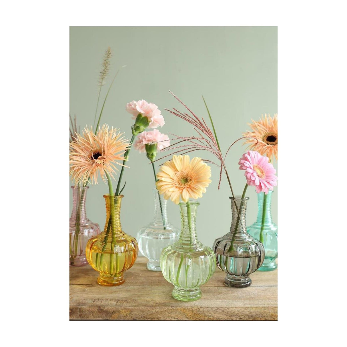 Ideas 4 seasons trevi vaas glas ã˜9xh15cm helder