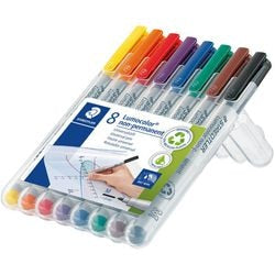 Staedtler Lumocolor M Non-Permanent Stift - Box 8 Stk