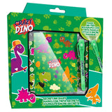 Kinderlizenztagebuch mit Aufklebern und Sekretär Pen Dinosaurus