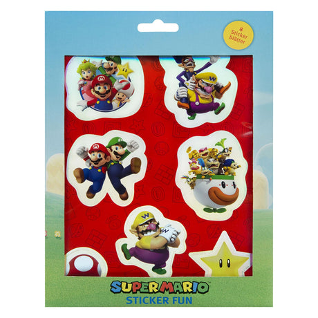 Super-Mario-Aufkleberset für Kinder mit Lizenz