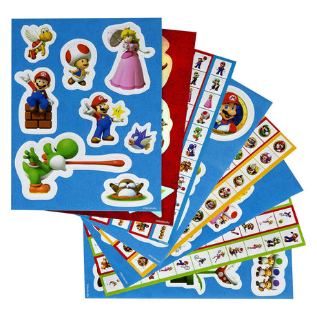 Super-Mario-Aufkleberset für Kinder mit Lizenz