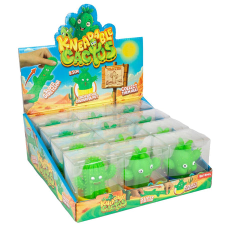Toi-toys lustiger, dehnbarer, geformter Kaktus mit Topf, 6-fach sortiert