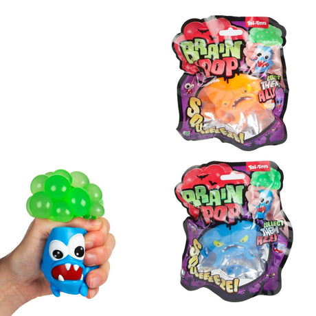 Toi-toys lustige Squeeze-Figur -Brain Pop- 4ass