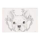 Sketch Block Animal Planet mit Aufklebern