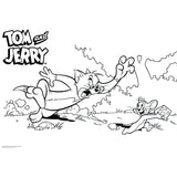 Tom Jerry Malvorlagen mit Schablonen und Aufkleber Vel
