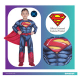 Kinderkostüm Superman Classic, 6-8 Jahre alt