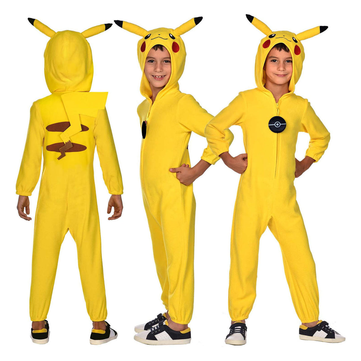 Pokémon Kinderkostüm Pokemon Pikachu Stressie, 6-8 Jahre alt