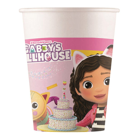 Pappbecher Gabby's Dollhouse, 8-tlg.