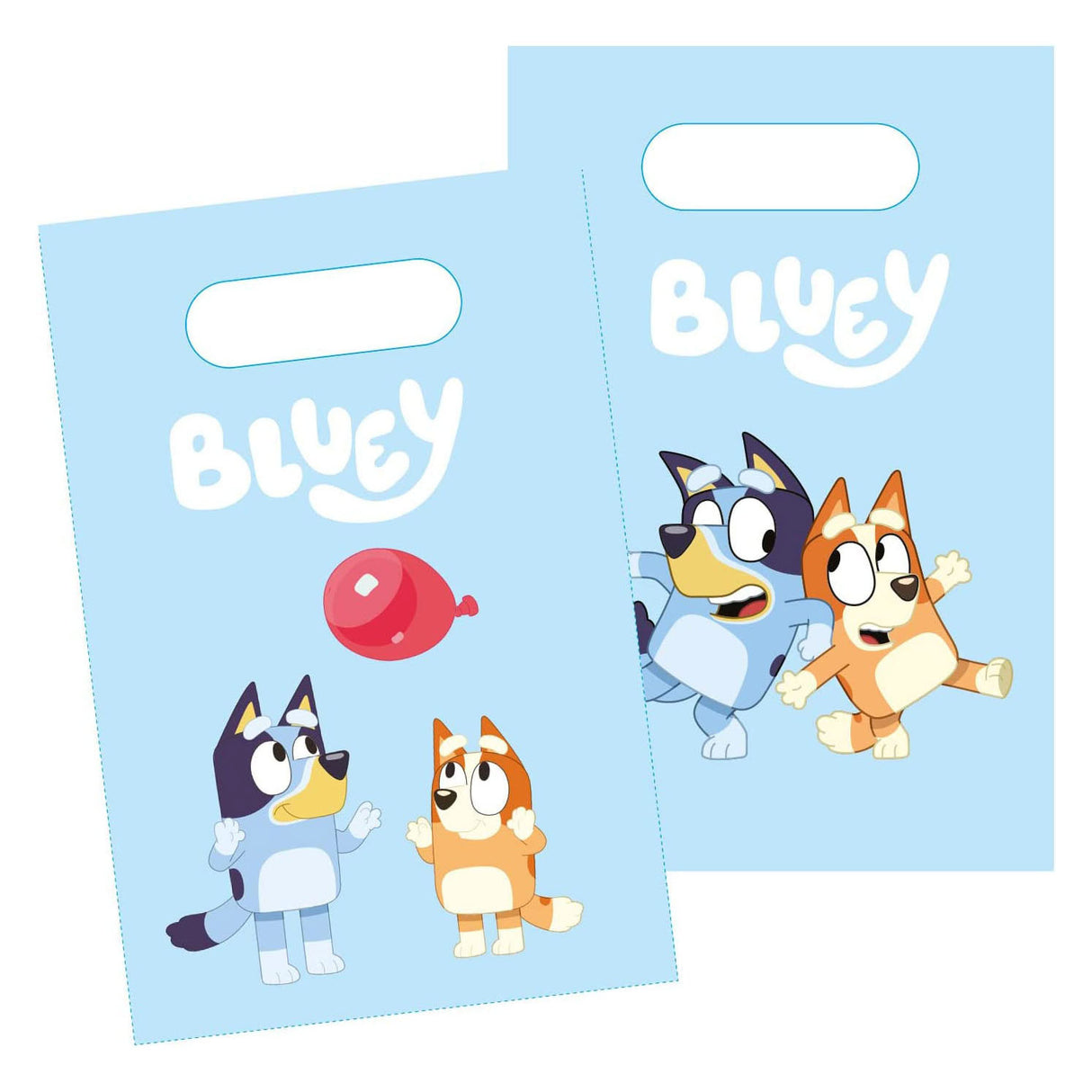Papierspenderbeutel blau, 8 Stück