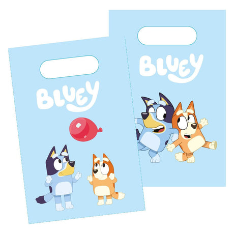 Papierspenderbeutel blau, 8 Stück