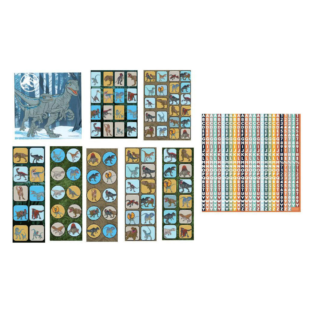 Jurassic World Aufkleber-Set, 1000-tlg.