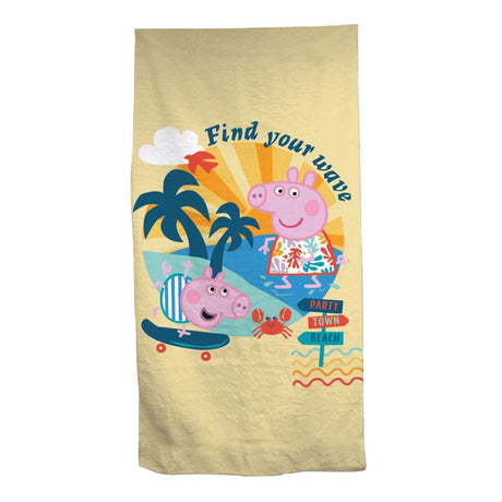 Peppa Pig Beach Handtuch, 70x140 cm