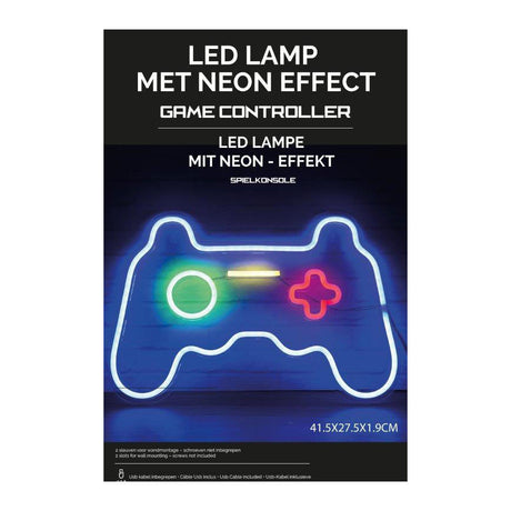 Gamecontroller mit Neon-LED-Lampe