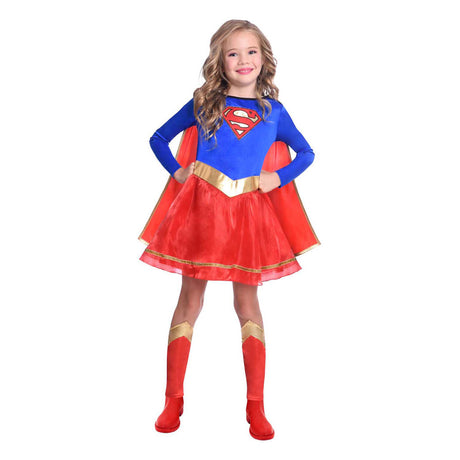 Kinderkostüm Supergirl - 4-6 Jahre