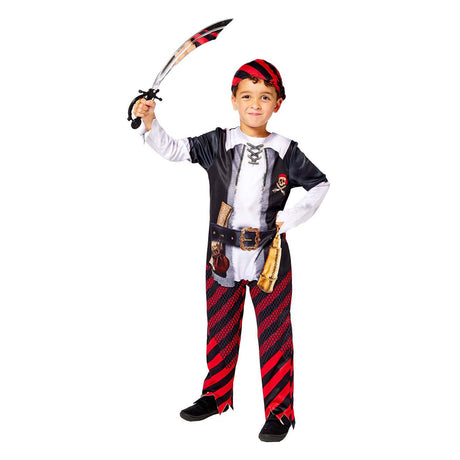 Nachhaltiges Kinderkostüm Piratenjunge – 3-4 Jahre