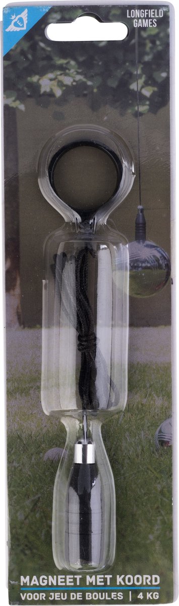 Engelhart Jeu de Boules-Magnet mit Kordel – Boule-Heber bis 4 kg – Pétanque-Boule-Picker – Longfield