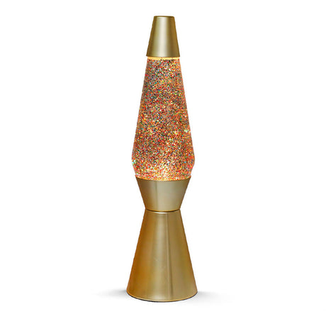Lavalampe Gold Glitter, 40cm