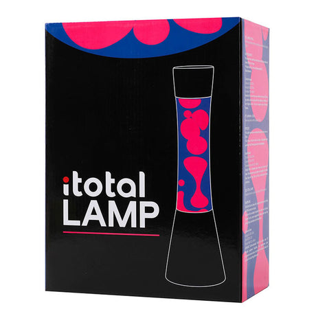Itotal Lavalamp Black Purple Pink, 40 cm
