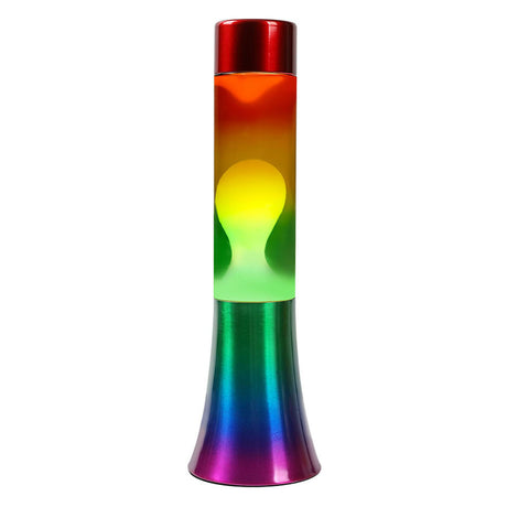 I-total Lavalampe – Lavalampe – Stimmungslampe – 30 x 9 cm – Glasaluminium – 25 W – Regenbogen – XL2461