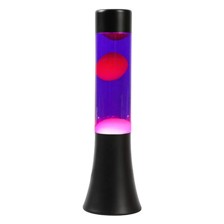 Itotal Lavalamp Black Purple Pink, 30 cm