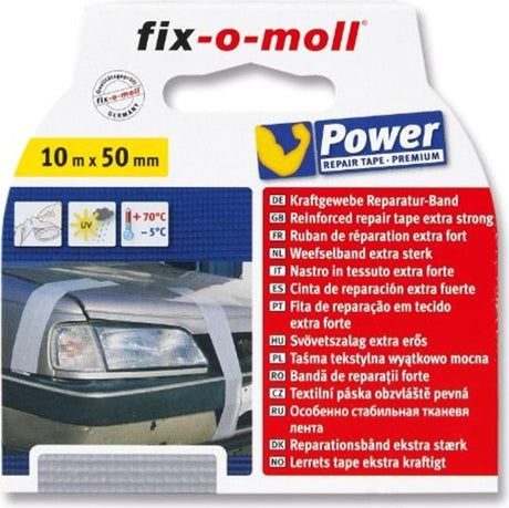 Fix-o-moll Gewebeband grau 10mx50mm