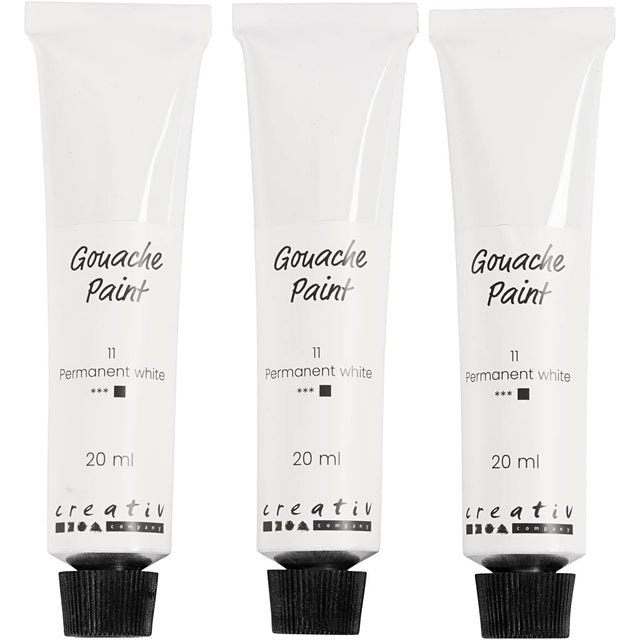 Kreativunternehmen https: www.cchobby.nl gouache-paint-white-3x20-ml-1-box