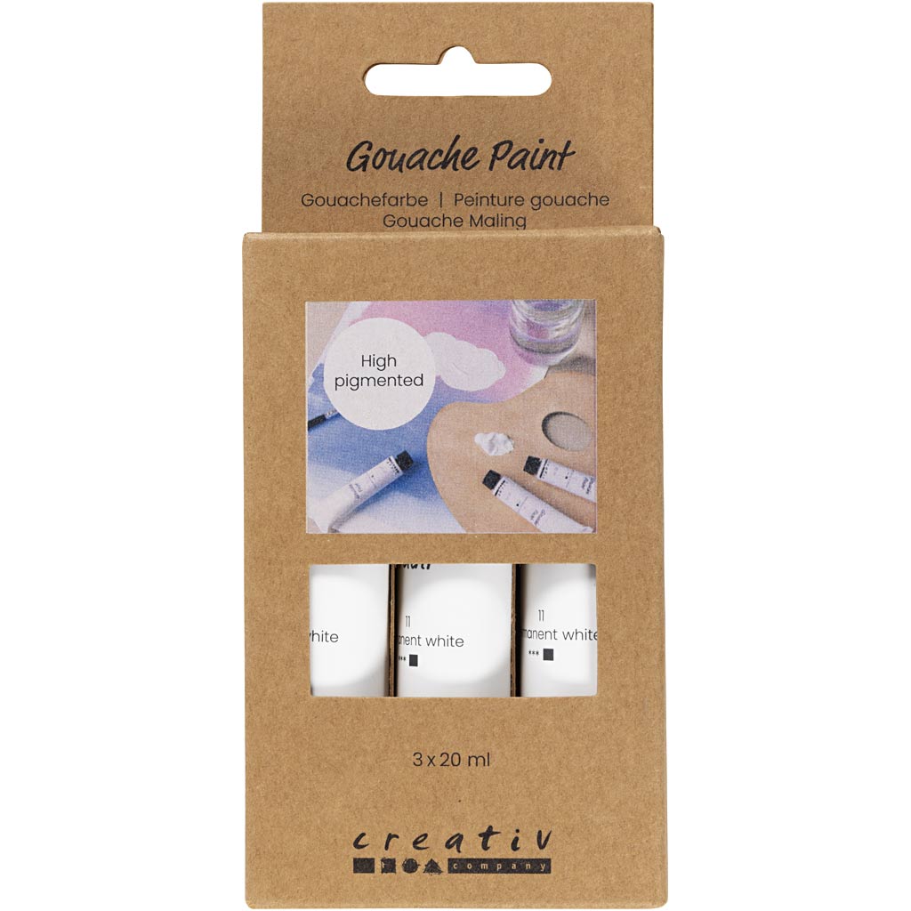 Kreativunternehmen https: www.cchobby.nl gouache-paint-white-3x20-ml-1-box