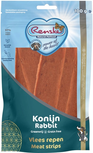 Renske gesunde Belohnung Fleischstreifen Kaninchen