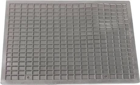 Schönek Fußmatte schwarz hinten Gummimatte 460x400 mm