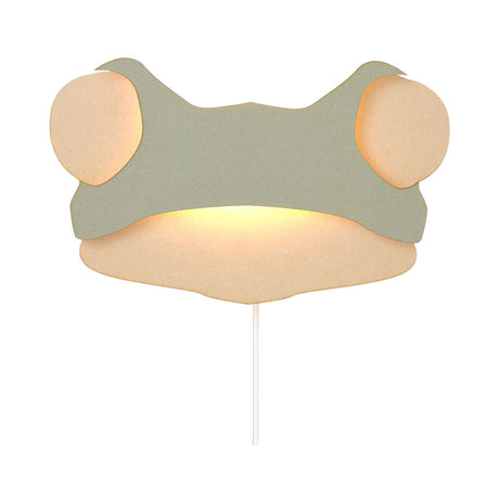 Aus Tjalle und Jaspis – Frosch-Wandlampe – Holz
