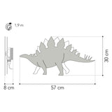 Von Tjalle und Jasper – Dino-Wandleuchte Stegosaurus – Holz