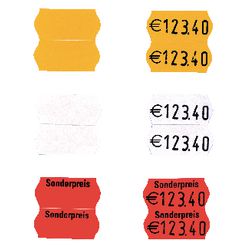 Etiketten Sato 1-zeilig weiß 1.500 Stück