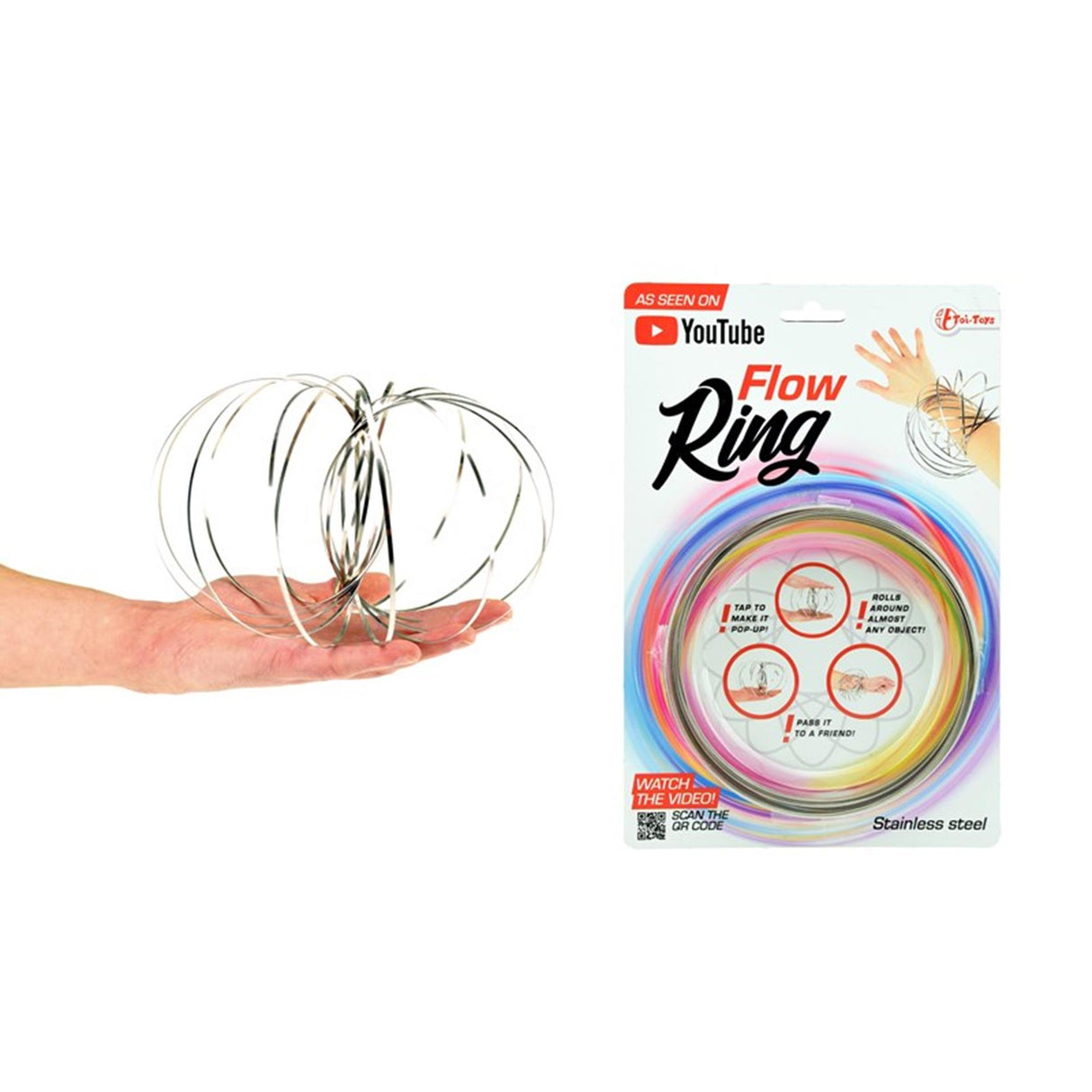 Toi-toys toi toys magische flowring rvs ã˜13cm