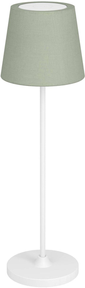 Eglo leonero tafellamp - oplaadbaar - led - 34 cm - wit groen - instelbaar wit licht - draadloos - dimbaar