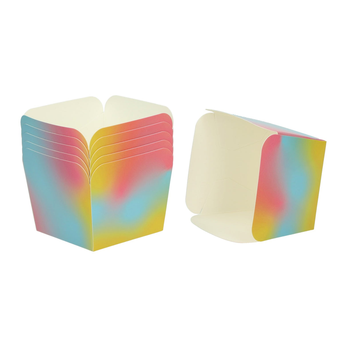 Party-Snackboxen aus Papier klein, 6-tlg.