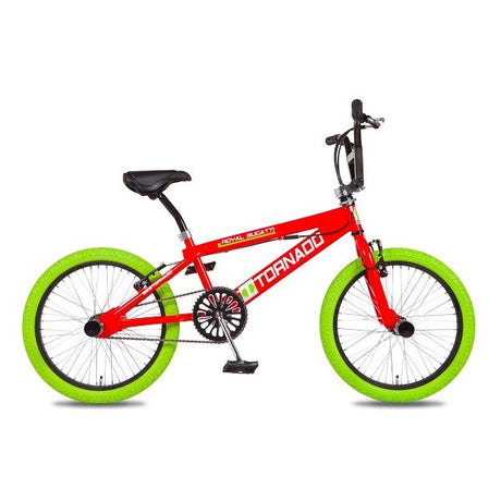 Royal Freestyle BMX 20 - Bugatti - Rot mit grünen Reifen