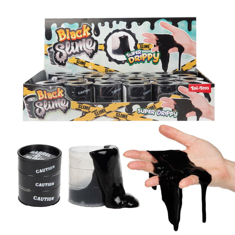 Toi-toys Schleim im Mini-Ölfass schwarz