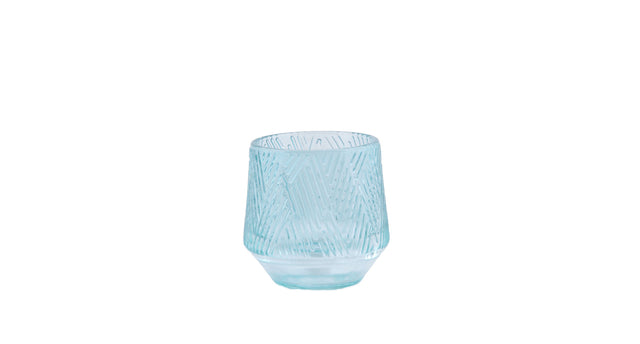 Tealight holder tinco glass d8 h8cm blue