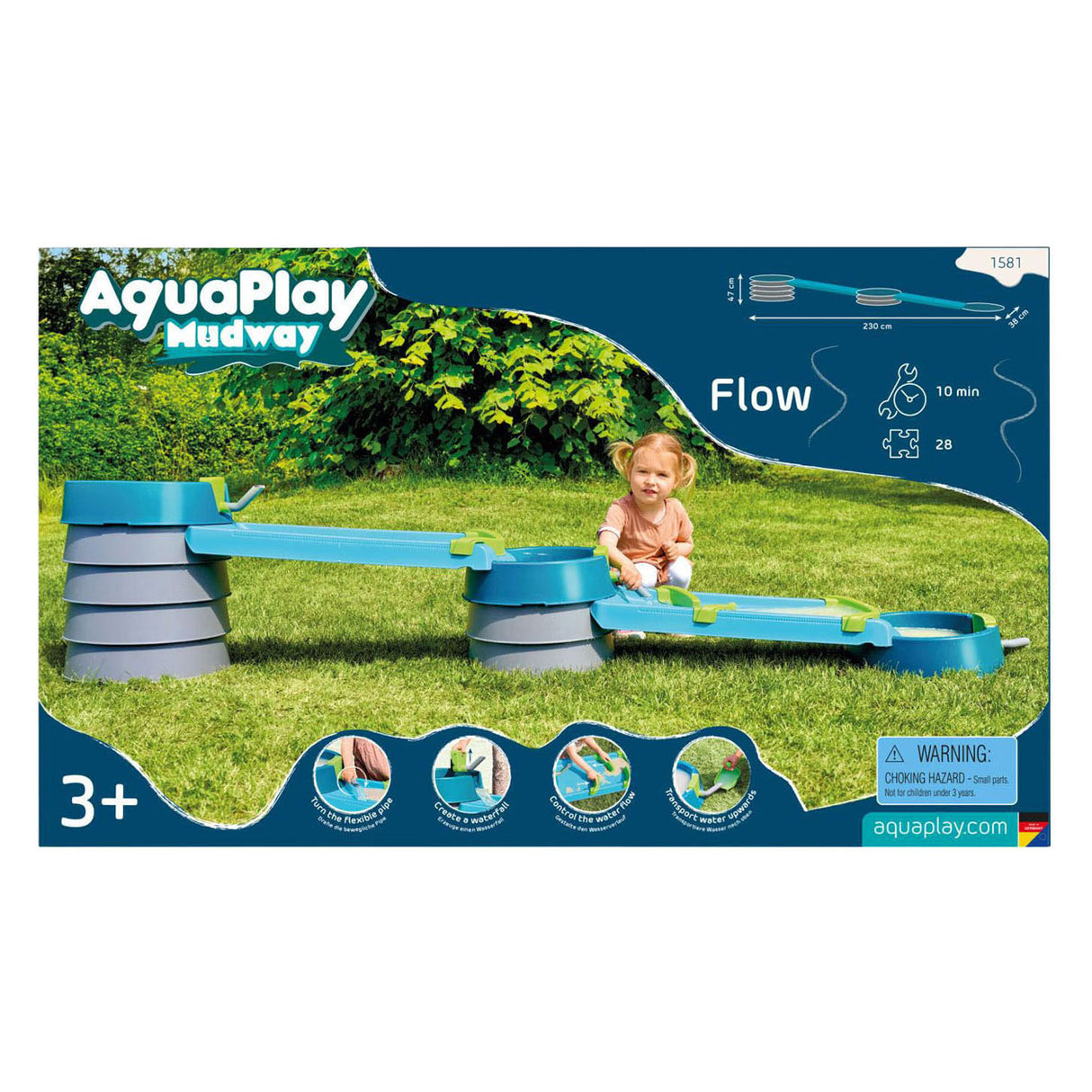 Aquaplay – Wasserbahn – Schlammweg – Schlammbahn