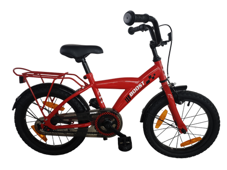 Bikefun Kinderfahrrad Boost 16 Zoll mit Bremsnabe - Rot