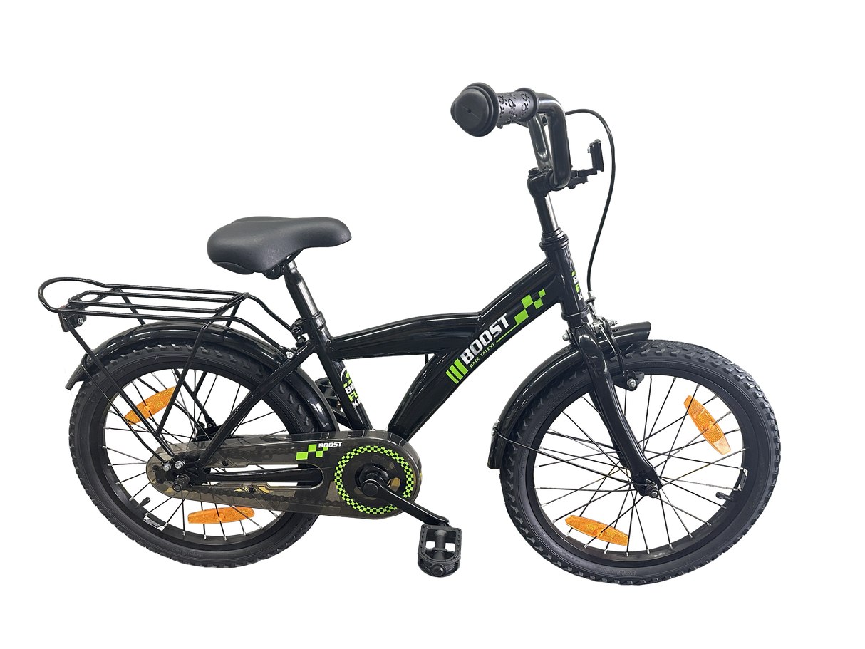 Bikefun Kinderfahrrad Boost 18 Zoll mit Bremsnabe - Schwarz