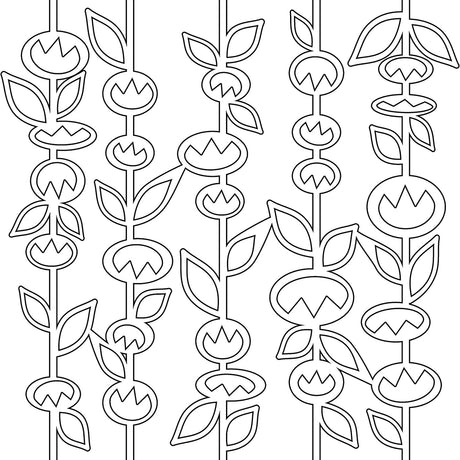 Die Werkstatt des Bastlers • Schablone 30x30cm Steckblumen
