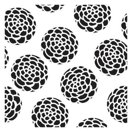 Die Werkstatt des Bastlers • Vorlage 15x15cm Jakobsmuschelblumen