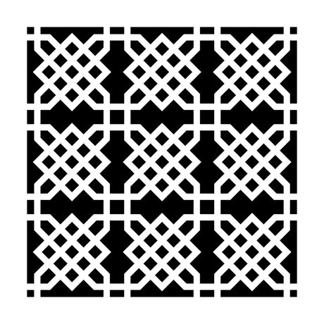 Die Werkstatt des Handwerkers • Vorlage 15x15cm Knotengarten