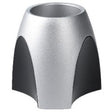 Stifthalter Delta Han Silber, Schwarz
