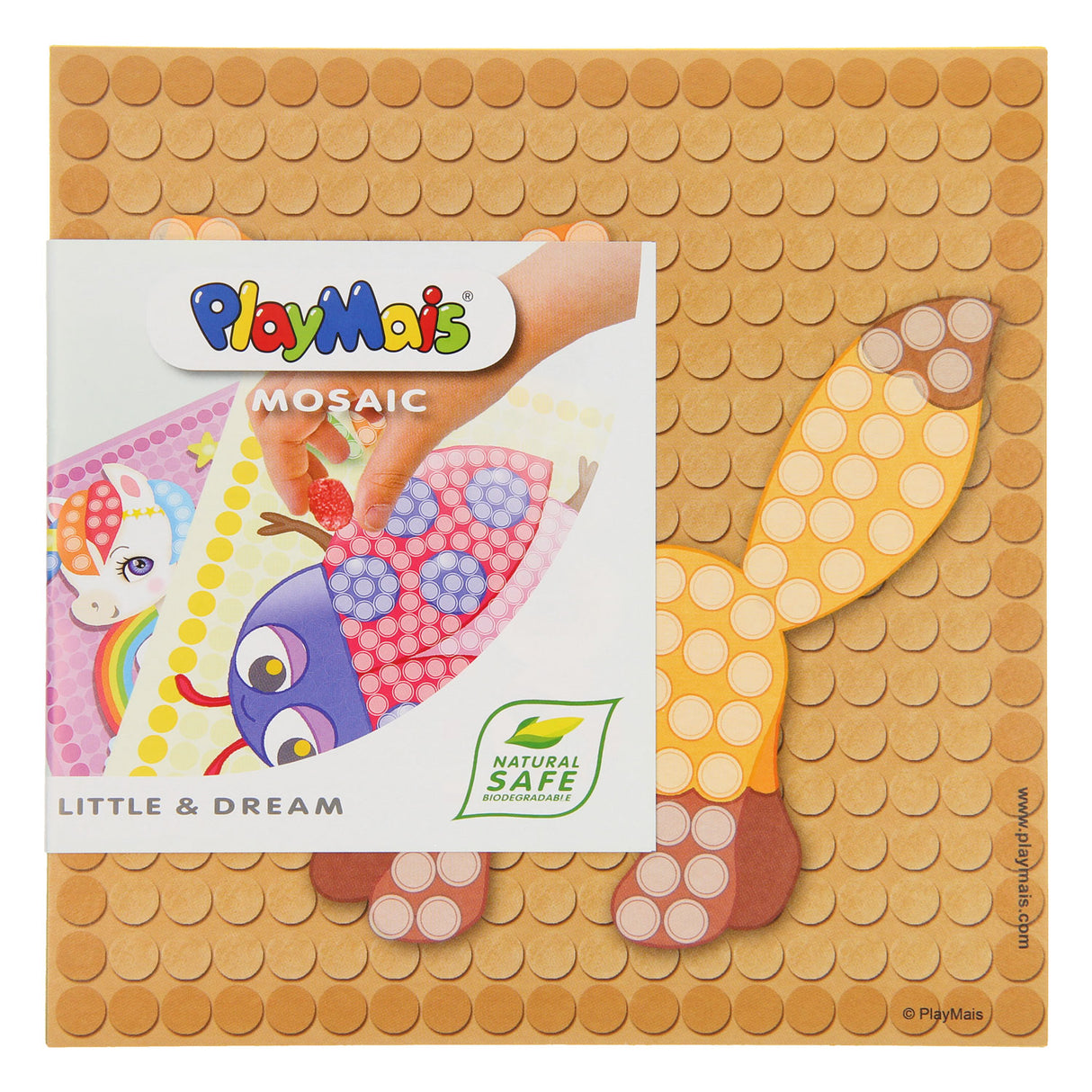 Playmais-Mosaikkarten schmücken den Wald