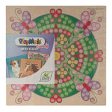 Playmais-Mosaikkarten schmücken trendige Mandalas