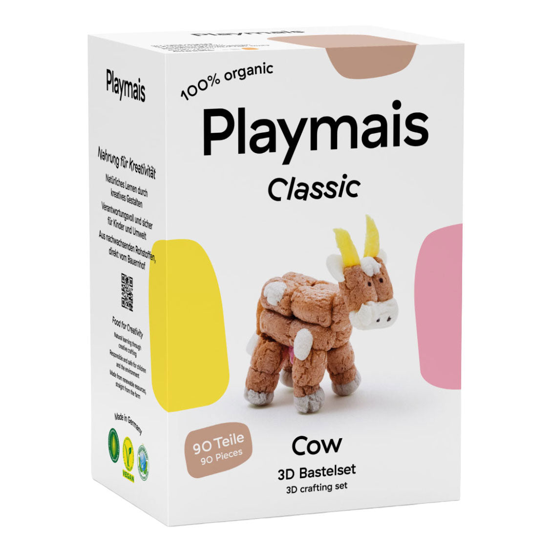 Playmais klassische 3D-Kuh – 90 Teile