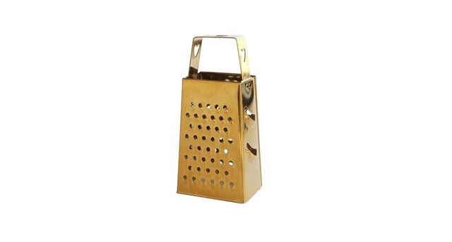 Rasp metaal goud 7,5 x3.5 x2.5 cm
